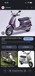 Vespa et4 150cc, Ophalen, Zo goed als nieuw, Benzine, Overige modellen