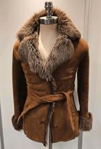 Dames lammy coat Arma - maat 34 XS / S - lamsvacht, Bruin, Arma, Ophalen of Verzenden, Zo goed als nieuw
