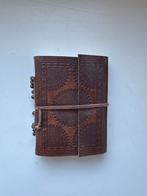Vintage leren notitieboek, Ophalen of Verzenden, Zo goed als nieuw
