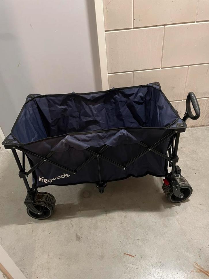 Lifegoods Opvouwbare Bolderkar XL 200L 100KG - 50 euro, Caravans en Kamperen, Bolderkarren, Gebruikt, Opvouwbaar, Ophalen
