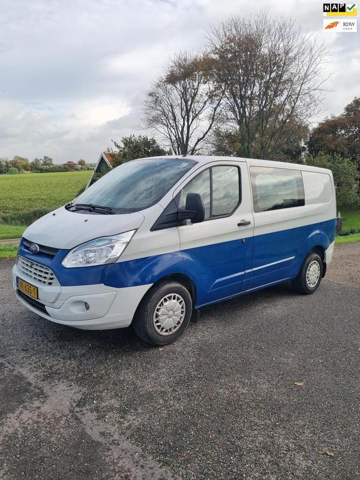 Ford Transit Custom 290 2.2 TDCI L1H1 Trend DC, A/C, Cruise,, Auto's, Bestelauto's, Bedrijf, Te koop, ABS, Airbags, Airconditioning