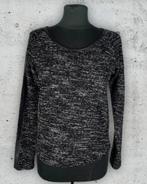 mooie trui met leren detail over de mouw, Maat 38/40 (M), Verzenden, Zwart, Maison Scotch