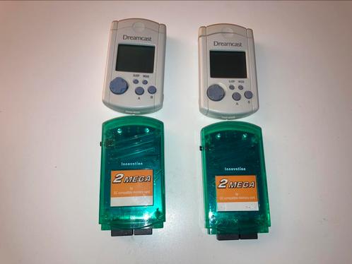 Dreamcast vmu memory cards, Spelcomputers en Games, Spelcomputers | Sega, Zo goed als nieuw, Mega Drive, Ophalen of Verzenden