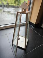 Nieuw windlicht / lantaarn voor grote kaars, Huis en Inrichting, Woonaccessoires | Kandelaars en Kaarsen, Ophalen, 25 tot 50 cm