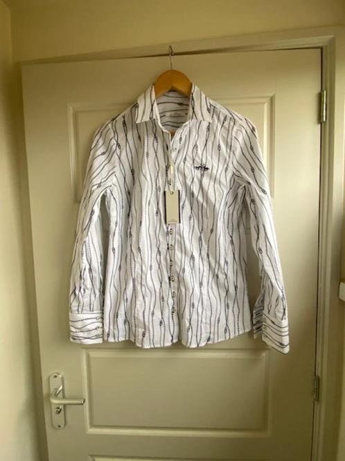 Nieuwe blouse van HV Society wit/zwart maat 44, Kleding | Dames, Blouses en Tunieken, Nieuw, Maat 42/44 (L), Wit, Ophalen of Verzenden