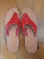 Dames Leer slippers rood mt.42 nieuw, Slippers, Nieuw, Ophalen of Verzenden, Rood