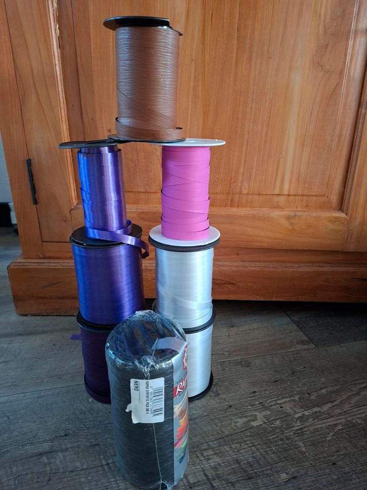 Kadolint & Raffia Set - Diverse Kleuren, Hobby en Vrije tijd, Feestartikelen, Nieuw, Overige typen, Overige, Ophalen of Verzenden