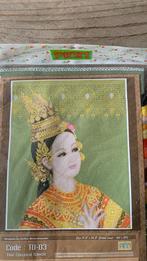 borduurpakket thaise danseres, Nieuw, Handborduren, Ophalen of Verzenden, Borduurpakket