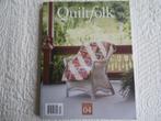 Quiltfolk, quilttijdschrift, quiltboek, Boeken, Diverse auteurs, Ophalen of Verzenden, Zo goed als nieuw, Borduren en Naaien