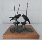 Bronzen kunstwerk, kunstenares Chris Gadiot, Ophalen, Brons