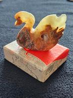 Marmer Albast Eendje. 6.5cm X 5cm., Ophalen of Verzenden, Dier