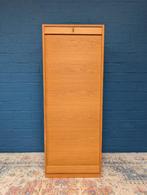 Vintage eiken archiefkast, jaren 60, Verzamelen, Retro, Ophalen, Huis en Inrichting