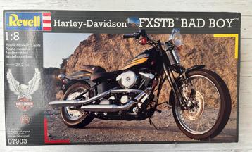Revell 1:8 Harley Davidson FXSTB Bad Boy bouwpakket bouwdoos beschikbaar voor biedingen
