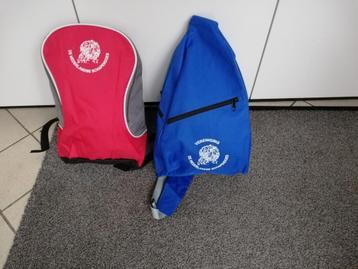 2 rugzakjes van vereniging de Nederlandse schapendoes beschikbaar voor biedingen