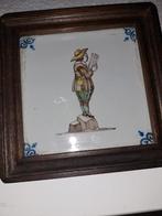 Tegel in een schilderijtje, Antiek en Kunst, Ophalen of Verzenden