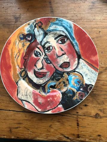 Heinrich Winterling porseleinen bordje. 19 cm Piet Schopping beschikbaar voor biedingen