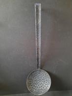 Schuimspaan donker grijs gewolkt emaille ., Antiek en Kunst, Ophalen of Verzenden