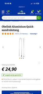 Oblink aluminium quick aandrukstang nieuw, Caravans en Kamperen, Kampeermeubelen, Ophalen of Verzenden, Nieuw, Campingtafel