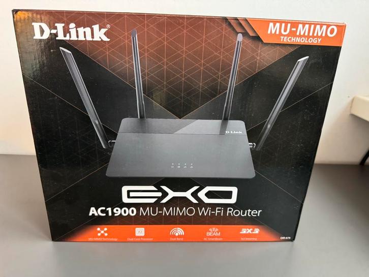 Te koop: D-Link EXO AC1900 MU-MIMO wi-fi router, Computers en Software, Routers en Modems, Gebruikt, Ophalen of Verzenden