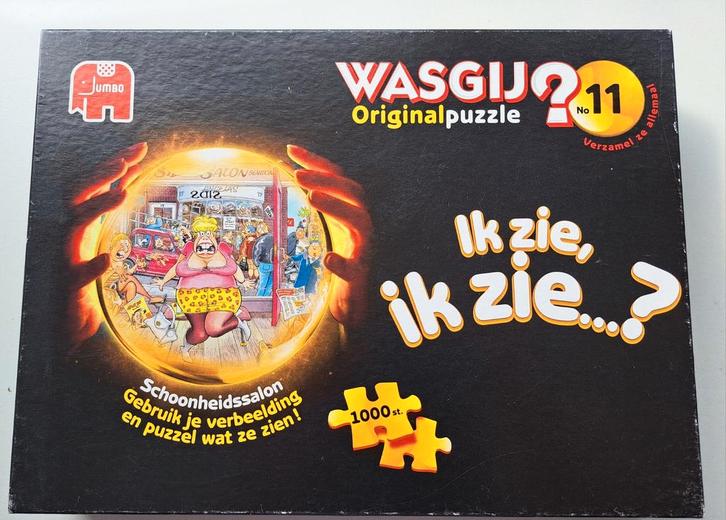 Wasgij Original 11 - schoonheidssalon - 1000 stukjes, Hobby en Vrije tijd, Denksport en Puzzels, Gebruikt, Legpuzzel, 500 t/m 1500 stukjes