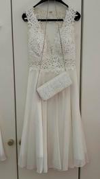 Dioa fashion Witte jurk kant bruid bruidsmeisje maat M, Ophalen of Verzenden, Gedragen, Wit, Trouwjurk
