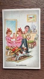 De kleermaker. Kleermaker, hond. Meisje, spiegel, Ophalen of Verzenden, Overige thema's