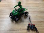 Dickie Kawasaki qwat rc, Kinderen en Baby's, Speelgoed | Speelgoedvoertuigen, Ophalen of Verzenden, Zo goed als nieuw, Afstandsbediening