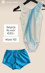 Turnpakje en turnbroekje TT Gymnastics/ 152 ZGAN, Blauw, Ophalen of Verzenden, Zo goed als nieuw, Turnpak(je)