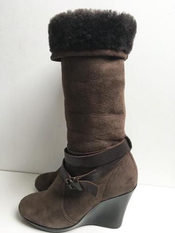 Crocs laarzen leer sleehak schapenbont gevoerd mt 38 beschikbaar voor biedingen