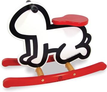 Keith Haring hobbelpaard rocking chair horse Nieuw !!