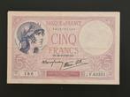 Frankrijk 5 francs 1939 Zfr biljet, Postzegels en Munten, Bankbiljetten | Europa | Niet-Eurobiljetten, Ophalen of Verzenden