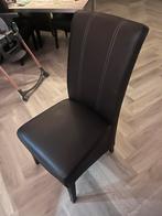 4 eetkamerstoelen, Ophalen, Zo goed als nieuw, Bruin, Vier