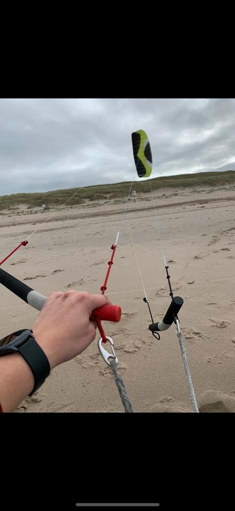 Complete kitebuggy set, Sport en Fitness, Vliegeren, Zo goed als nieuw, Vierlijns, Ophalen