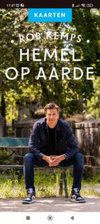 2 kaarten Rob Kemps Cultuurkoepel Heiloo 24/10, Tickets en Kaartjes, Twee personen, Overige soorten