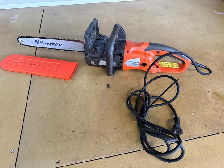 Husqvarna 420 EL Elektrische kettingzaag, Tuin en Terras, Hand-tuingereedschap, Gebruikt, Overige soorten, Ophalen of Verzenden