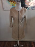 Circle of Trust Lederlook Jurkje - Maat M, Maat 38/40 (M), Beige, Ophalen of Verzenden, Zo goed als nieuw