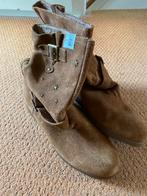 Bruine Suede Enkellaarsjes met Sterren, Ophalen of Verzenden, Nieuw, Bruin, Lage of Enkellaarzen
