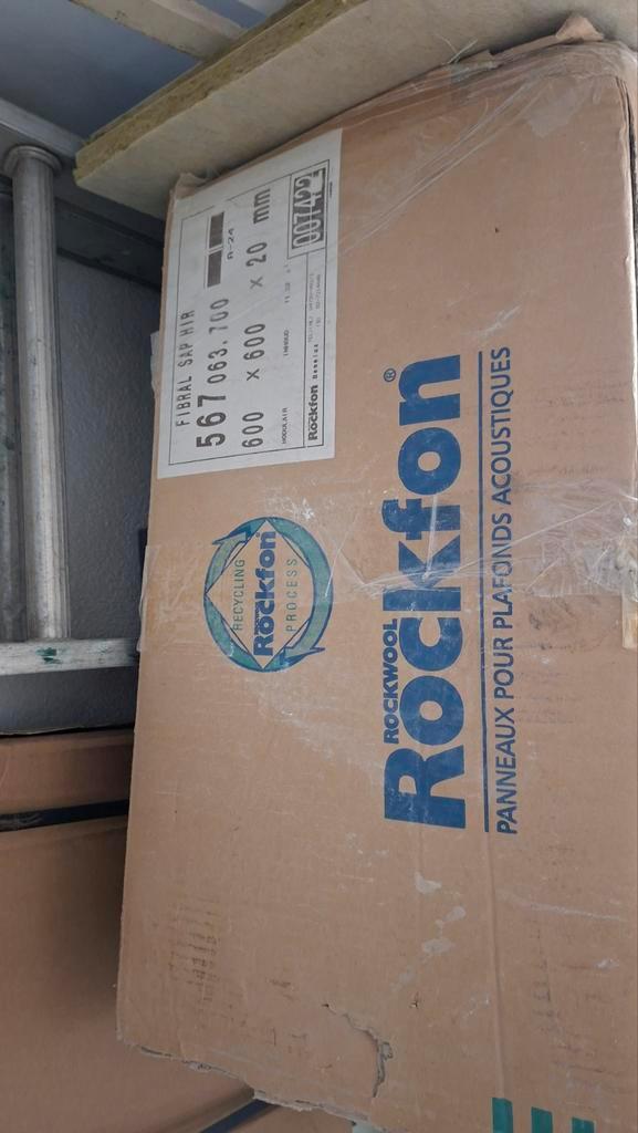 Rockfon Plafondplaten - Nieuw in doos lichtblauw, Doe-het-zelf en Verbouw, Isolatie en Afdichting, Nieuw, Steenwol, Minder dan 4 cm