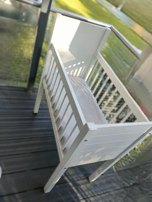 Wit baby ledikantje met matrasje, Kinderen en Baby's, Babywiegjes en Ledikanten, Gebruikt, Ledikant, Ophalen