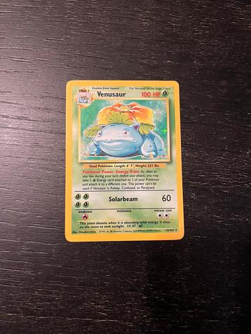 Venusaur holo base set 15/102 Engels 