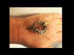 Bijzonder K&L Designer Zilveren Verguld Broche!, Sieraden, Tassen en Uiterlijk, Antieke sieraden, Verzenden, Zilver, Broche, Verguld
