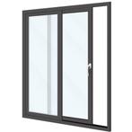 Aluminium Tuindeur op Maat Deur Schuifpuien Balkondeur Raam, 150 tot 225 cm, Nieuw, 150 tot 225 cm, Inclusief glas