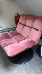 Dutch Bone oud roze draai fauteuil, Huis en Inrichting, Fauteuils, Ophalen, Zo goed als nieuw, Minder dan 75 cm, 50 tot 75 cm