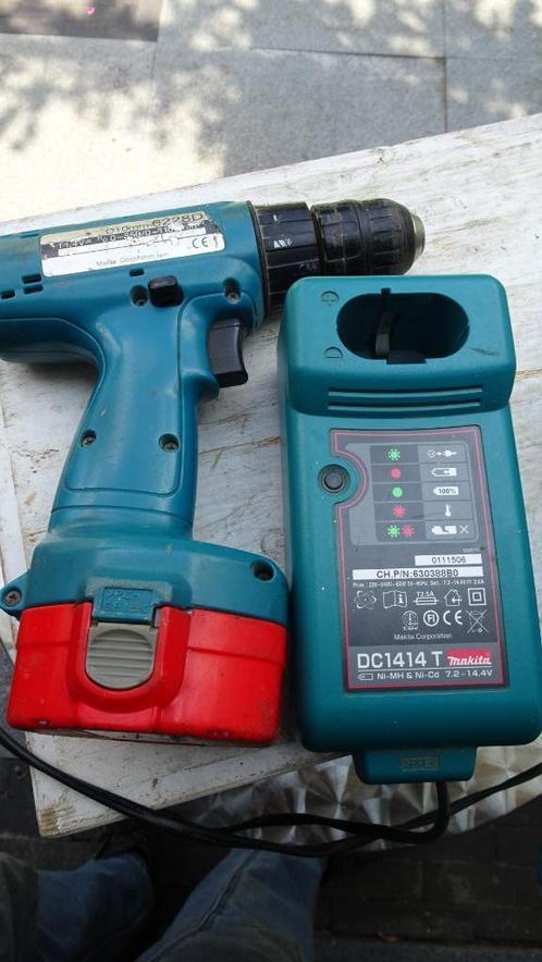 MAKITA accuboor machine 14,4 vOLT, Doe-het-zelf en Verbouw, Gereedschap | Boormachines, Gebruikt, Boor- en Schroefmachine, Minder dan 400 watt