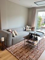 Mooie grijze/beige hoekbank - Woood Bean, Ophalen, 250 tot 300 cm, Hoekbank, 75 tot 100 cm