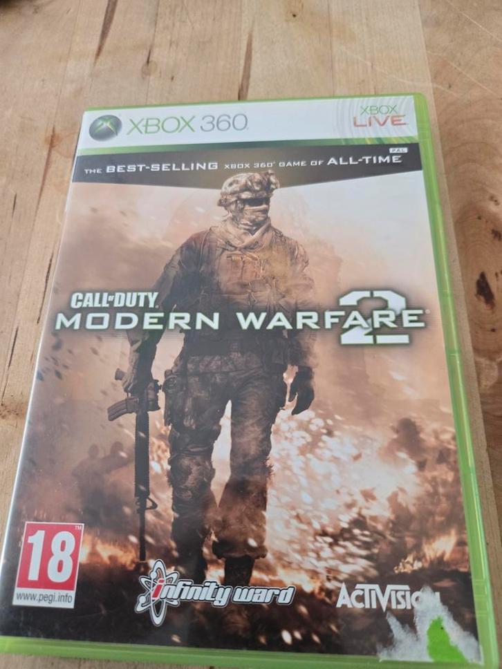 Call of Duty: Modern Warfare 2 - Xbox 360, Spelcomputers en Games, Games | Xbox 360, Gebruikt, Shooter, 3 spelers of meer, Vanaf 18 jaar