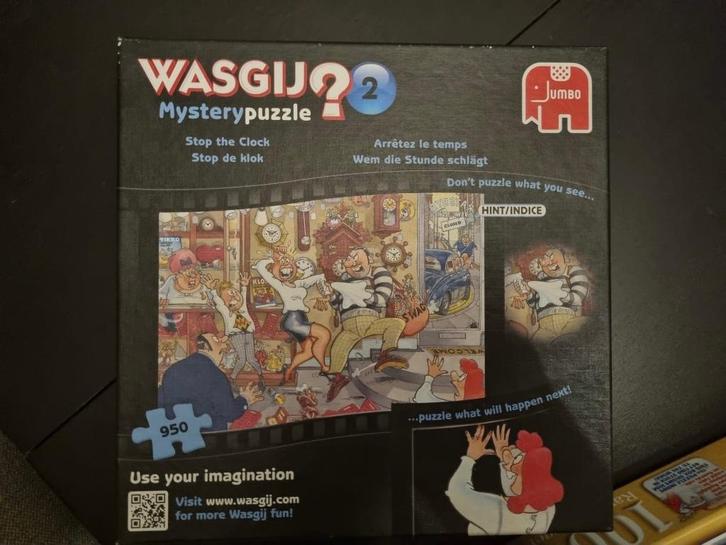 Puzzel WasGij 2 “Mystery puzzle”, Hobby en Vrije tijd, Denksport en Puzzels, Zo goed als nieuw, Legpuzzel, 500 t/m 1500 stukjes