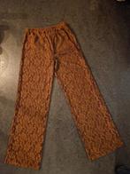 Broek bruin doorzichtig kant, Kleding | Dames, Broeken en Pantalons, Maat 38/40 (M), Bruin, Nieuw, Ophalen of Verzenden