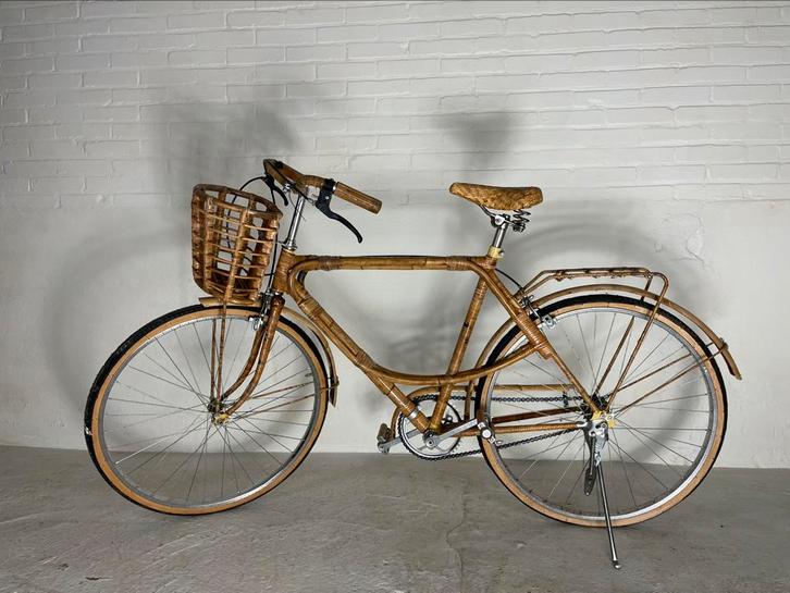Vintage rothan fiets herenfiets retro, Fietsen en Brommers, Fietsen | Heren | Herenfietsen, Ophalen