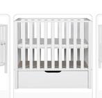 Houten witte kinderbox met lade, Kinderen en Baby's, Boxen, Ophalen of Verzenden, Gebruikt, Lade
